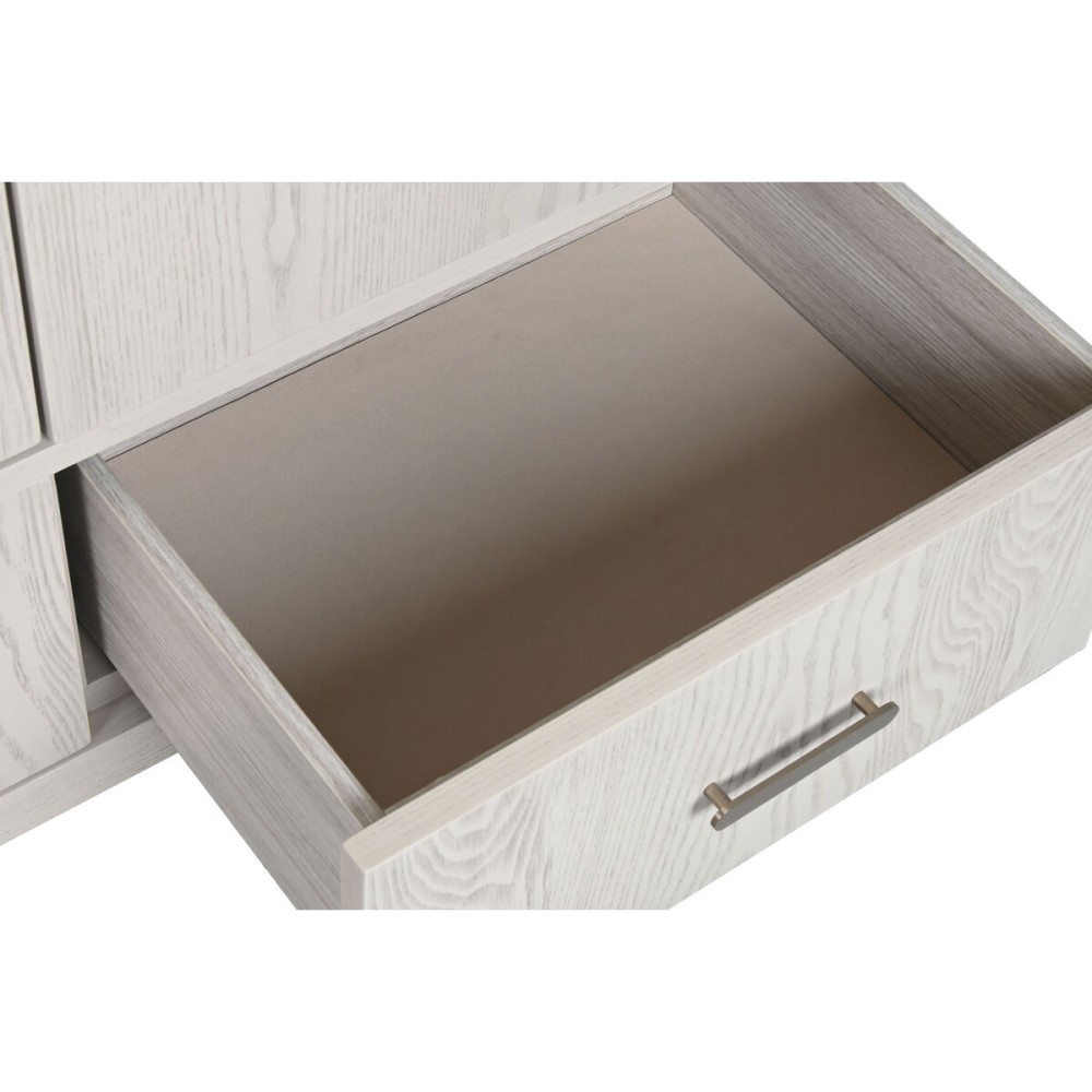 Cupboard Home ESPRIT Light grey Metal MDF Wood