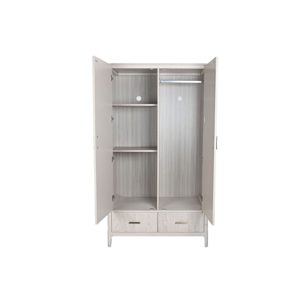 Cupboard Home ESPRIT Light grey Metal MDF Wood