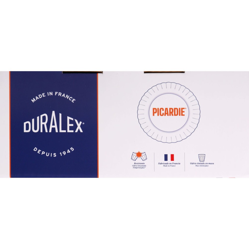 Assiettes Duralex Picardie Transparent 12 Pièces (2 Unités)