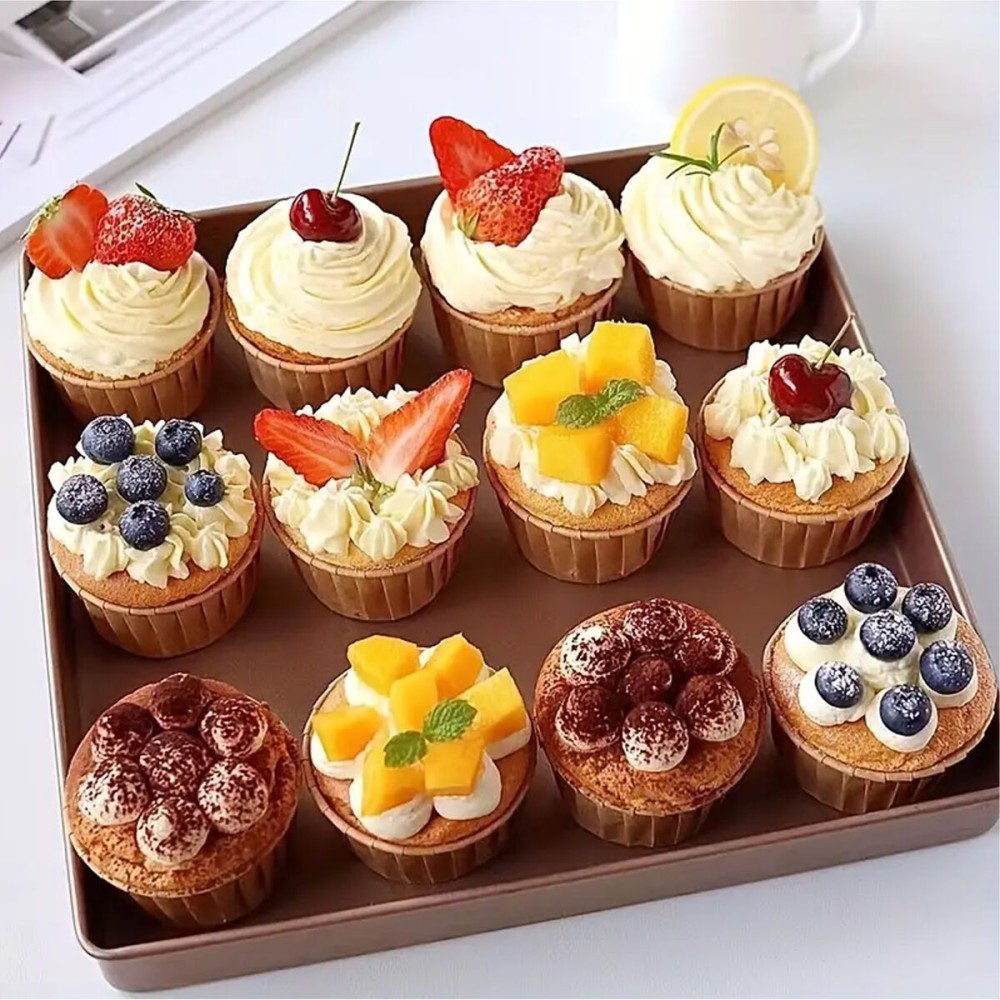Set of Cake Tins Algon Paper 5 x 4 cm 50 Pieces (36 Units)