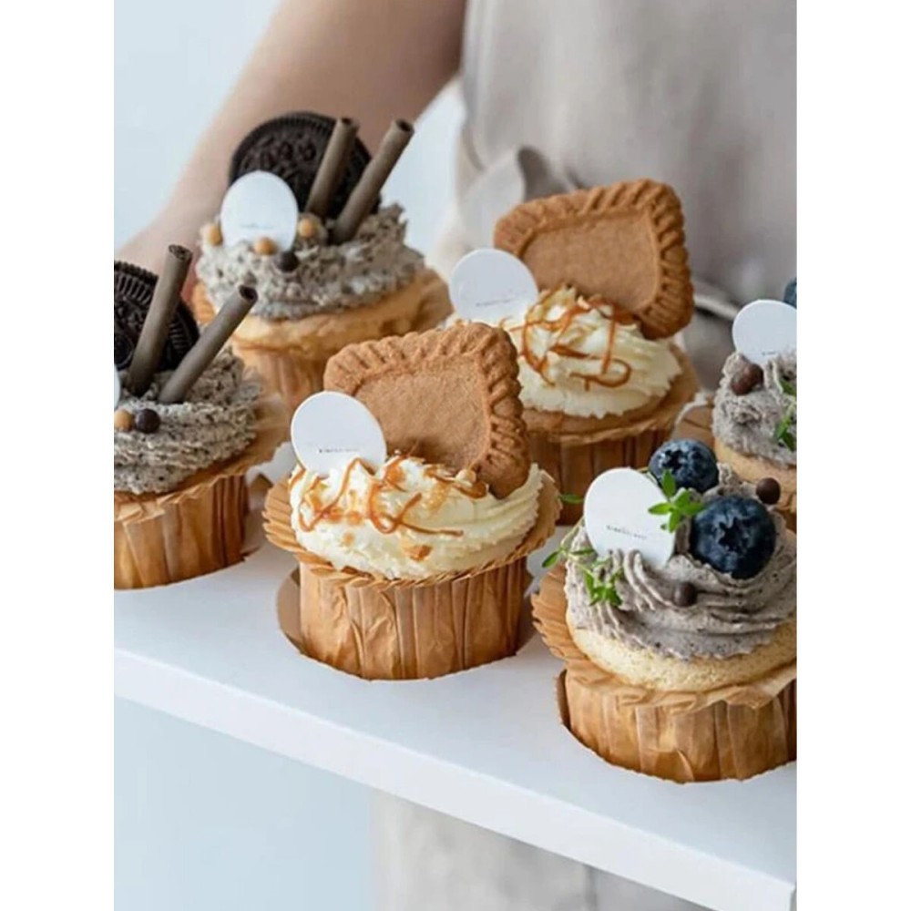 Set of Cake Tins Algon Paper 5 x 3,8 cm 50 Pieces (36 Units)