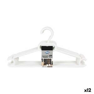 Jeu de porte-manteaux Dem Colores Plastique 0,5 x 37 x 18,5 cm 10 Pièces (12 Unités)