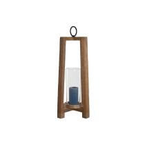 Kerzenschale Home ESPRIT Braun natürlich Kristall Mango-Holz 27 x 27 x 54 cm