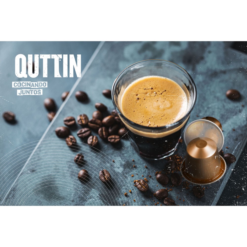 Organizer für Kaffeekapseln Quttin Bambus 35 x 18 x 4 cm 40 Kaffeekapseln (6 Stück)