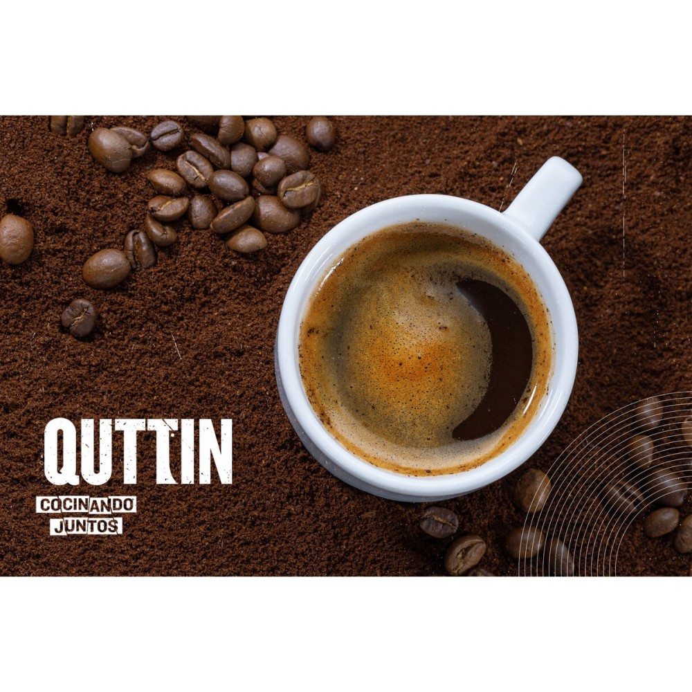 Organizer für Kaffeekapseln Quttin Bambus 35 x 18 x 4 cm 40 Kaffeekapseln (6 Stück)