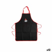 Schürze Algon 61 x 75,5 cm Schwarz Grill