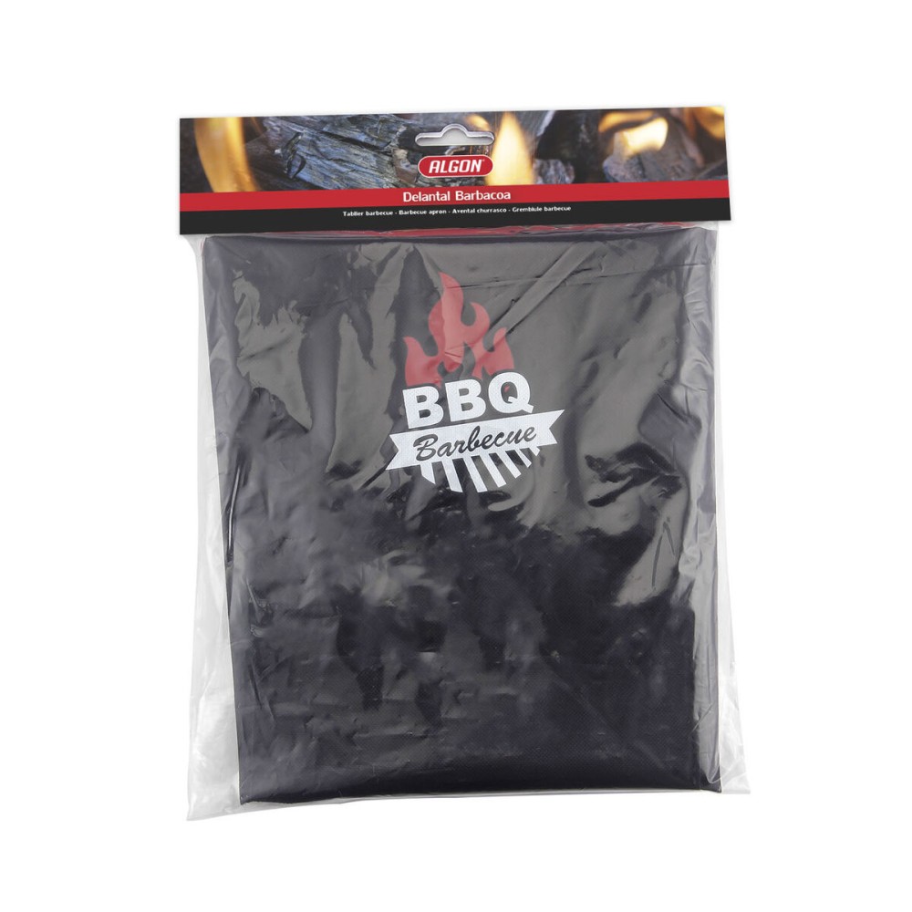 Schürze Algon 61 x 75,5 cm Schwarz Grill