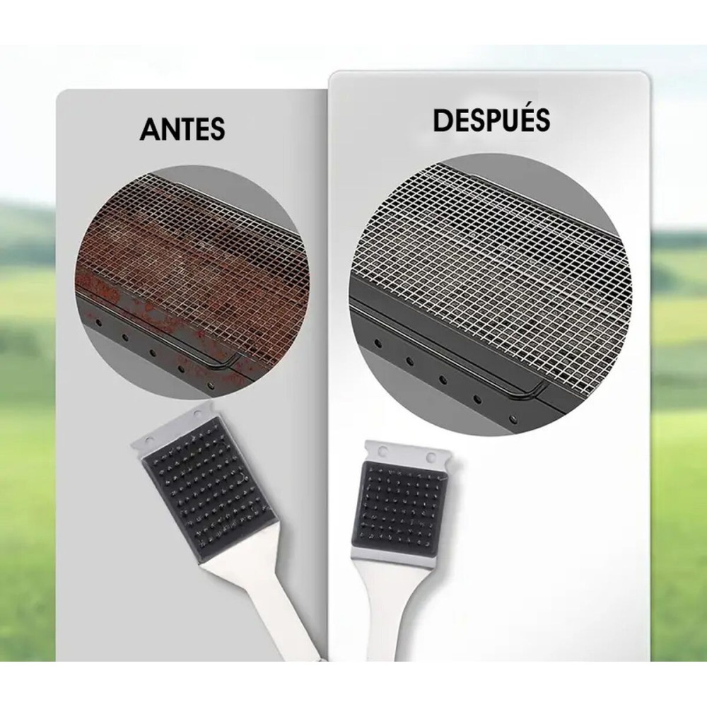 Grillreinigungsbürste Algon 44 x 6,5 x 4,5 cm Stahl (12 Stück)