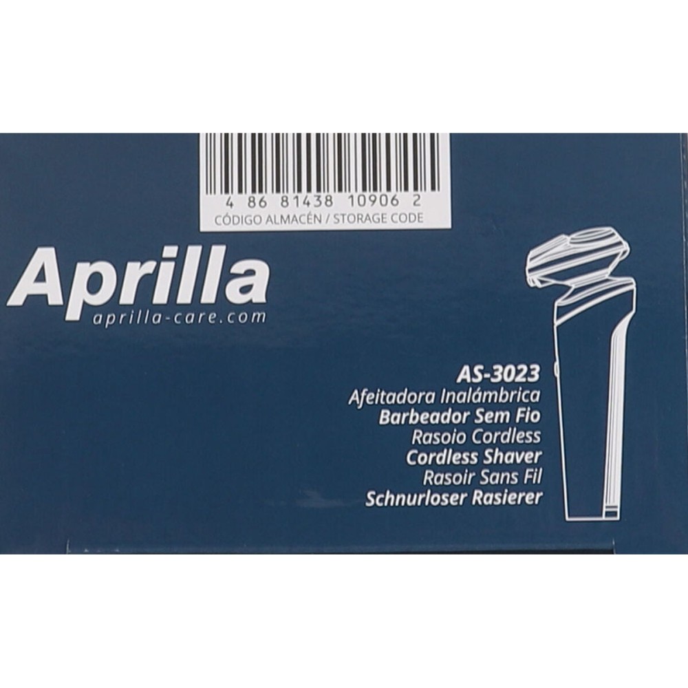 Rasoir electrique Aprilla Noir (6 Unités)