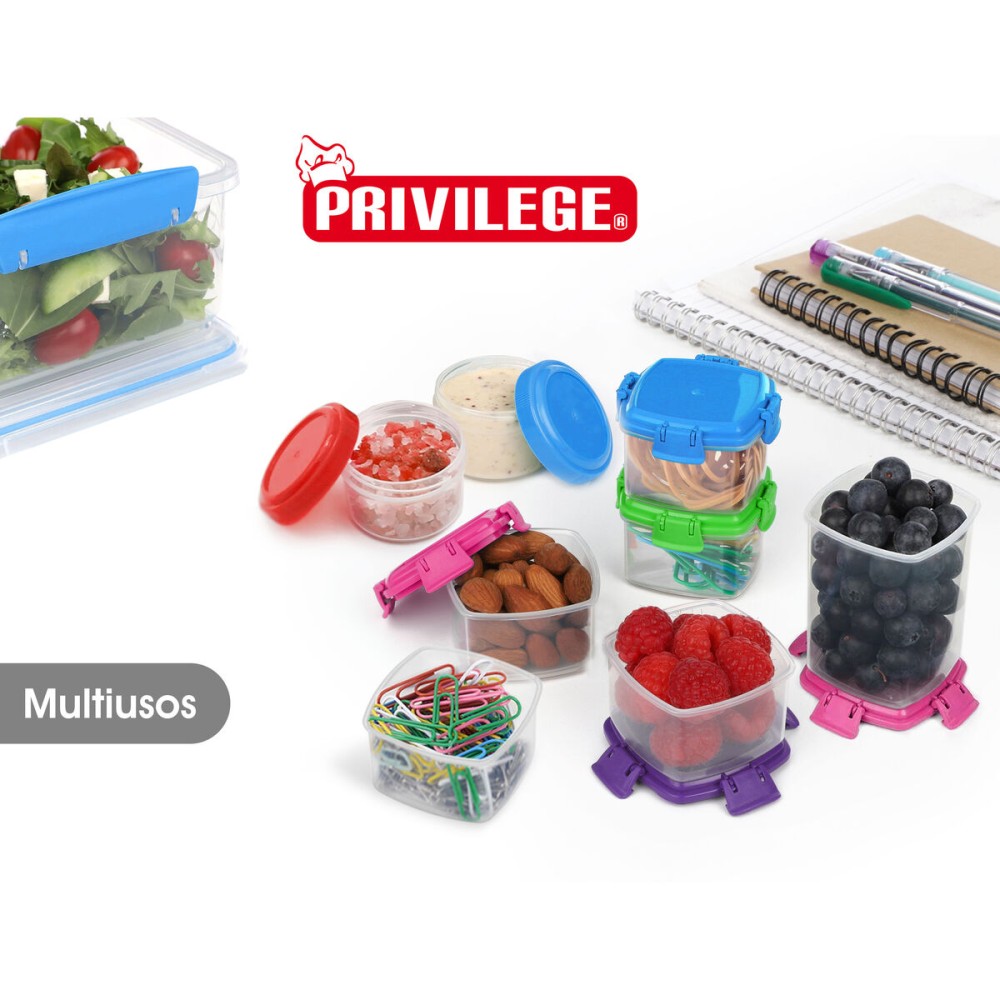 Ensemble de Boîtes à Lunch Privilege 65 ml Mini 4 Pièces (24 Unités)