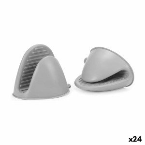Oven Pot Holder Quttin Silicone 11 x 7,5 x 10 cm 2 Pieces (24 Units)