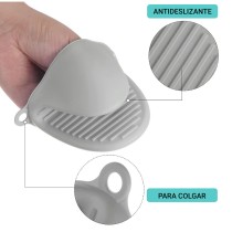 Oven Pot Holder Quttin Silicone 11 x 7,5 x 10 cm 2 Pieces (24 Units)