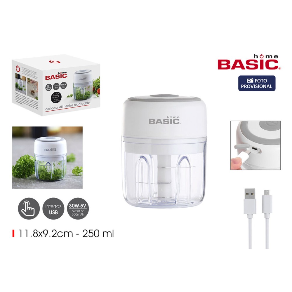 Coupeur de Légumes Basic Home 250 ml 11,8 x 9,2 cm (8 Unités)