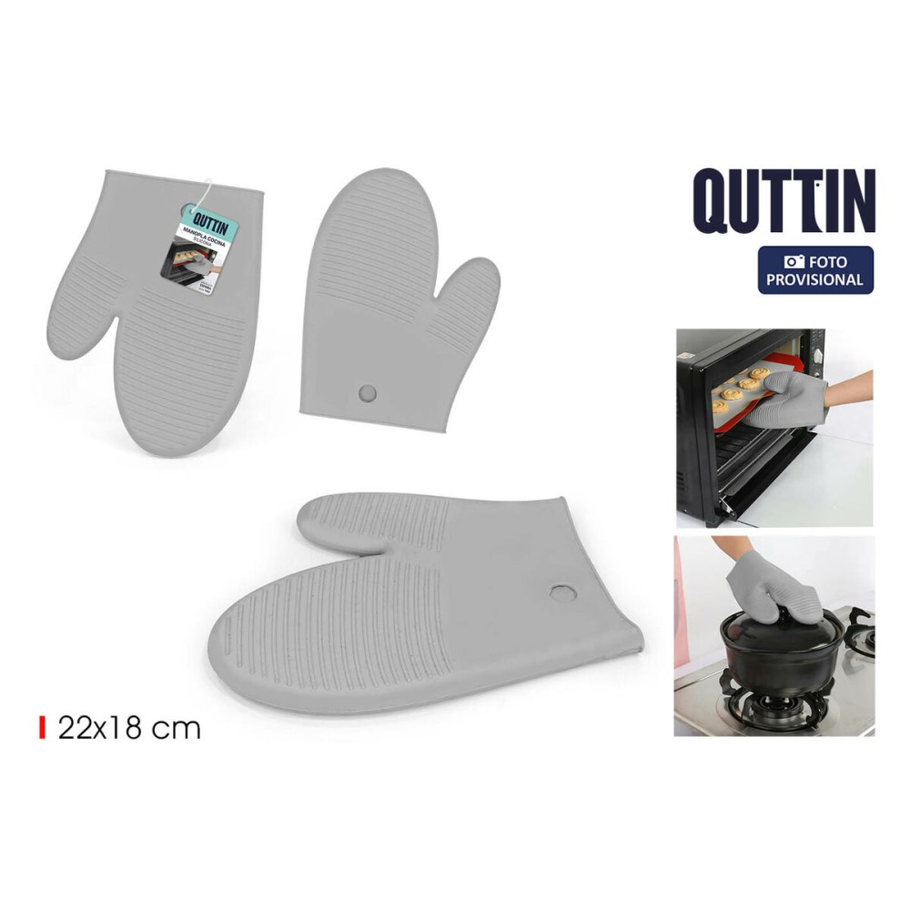 Gant à Four Quttin Silicone 22 x 18 cm (24 Unités)