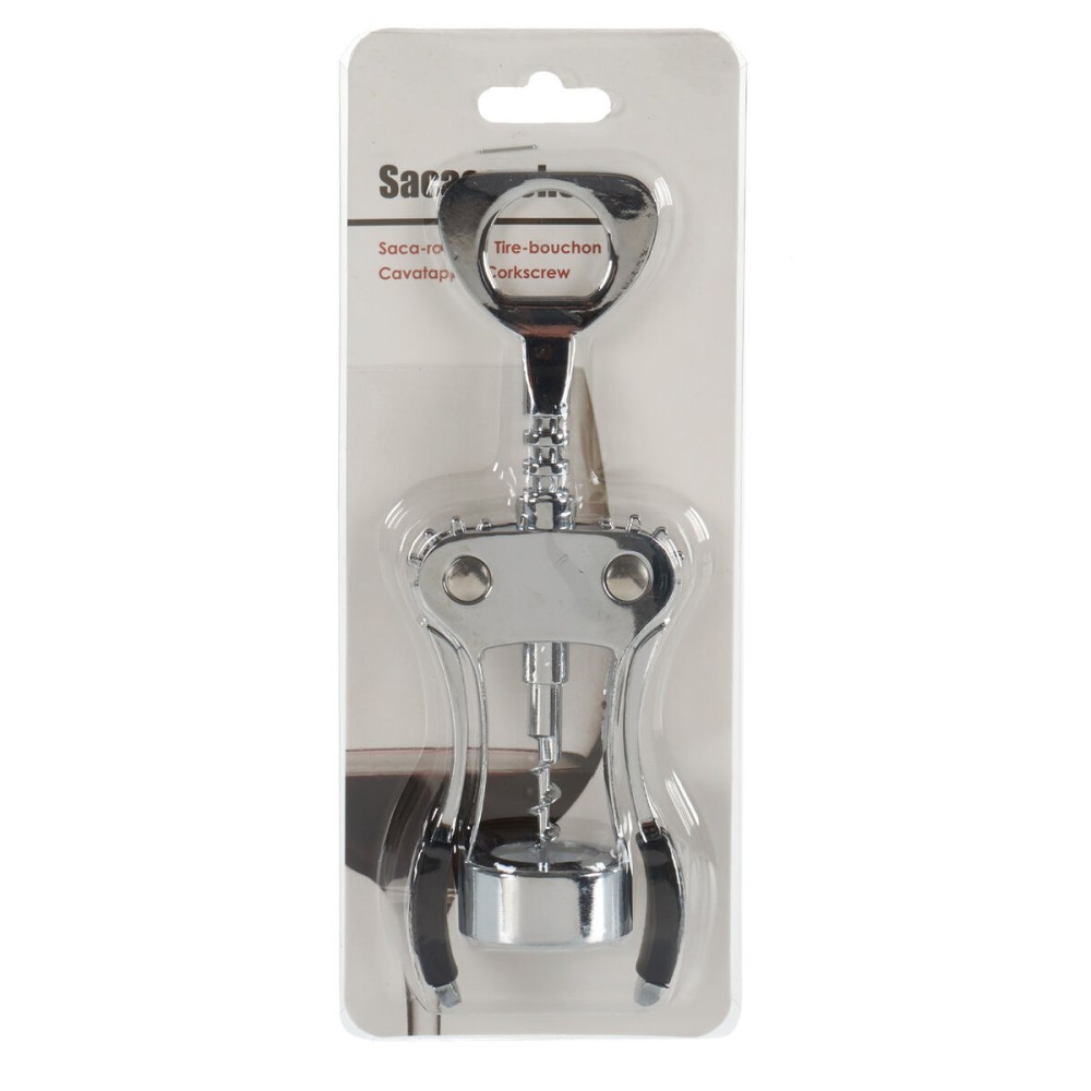 Tire-bouchon Kinvara 25828 Métal Silicone 4 x 19 x 5,7 cm (12 Unités)