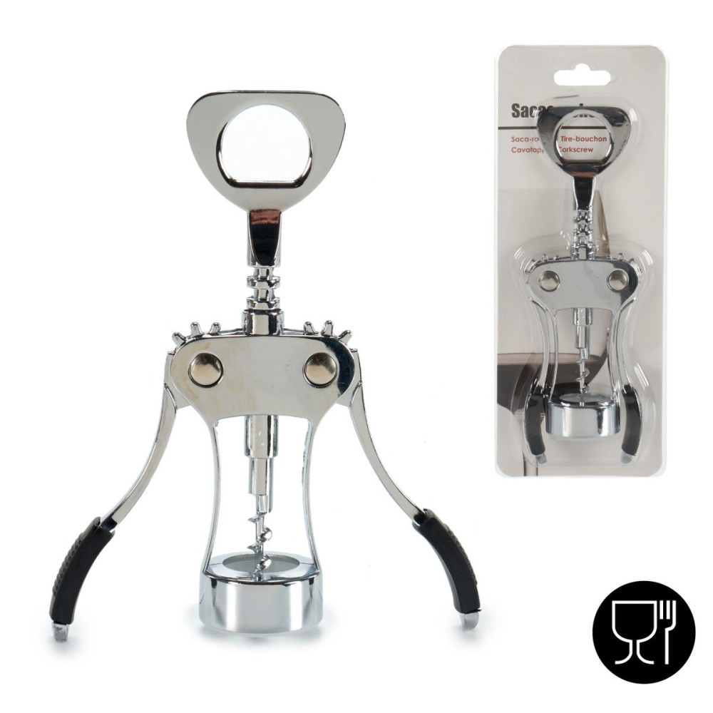 Corkscrew Kinvara 25828 Metal Silicone 4 x 19 x 5,7 cm (12 Units)