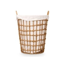 Basket Kipit HX30552 Natural Polyester Cloth polypropylene Iron Plastic 50 % cotton (6 Units)