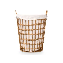Korb Kipit HX30552 natürlich Polyester Stoff Polypropylen Eisen Kunststoff 50 % Baumwolle (6 Stück)