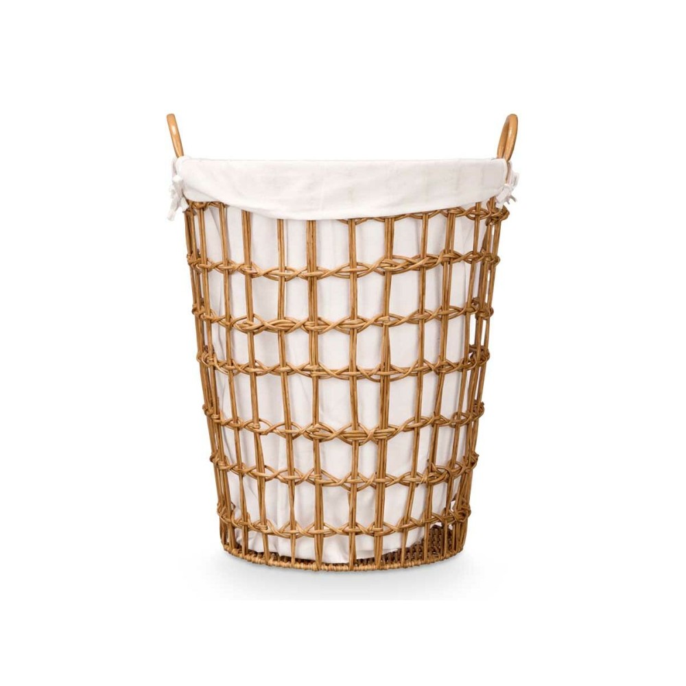 Panier Kipit HX30552 Naturel Polyester Tissu polypropylène Fer Plastique 50 % coton (6 Unités)