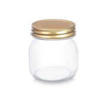 Jar Vivalto CWDH04-12PK Transparent Golden 300 ml (12 Units)