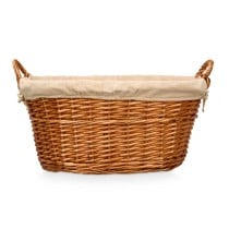 Basket Kipit HX31039 Natural Polyester wicker Cloth 50 % cotton (6 Units)