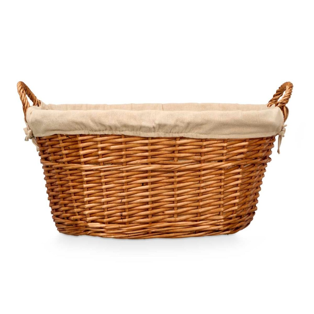 Basket Kipit HX31039 Natural Polyester wicker Cloth 50 % cotton (6 Units)