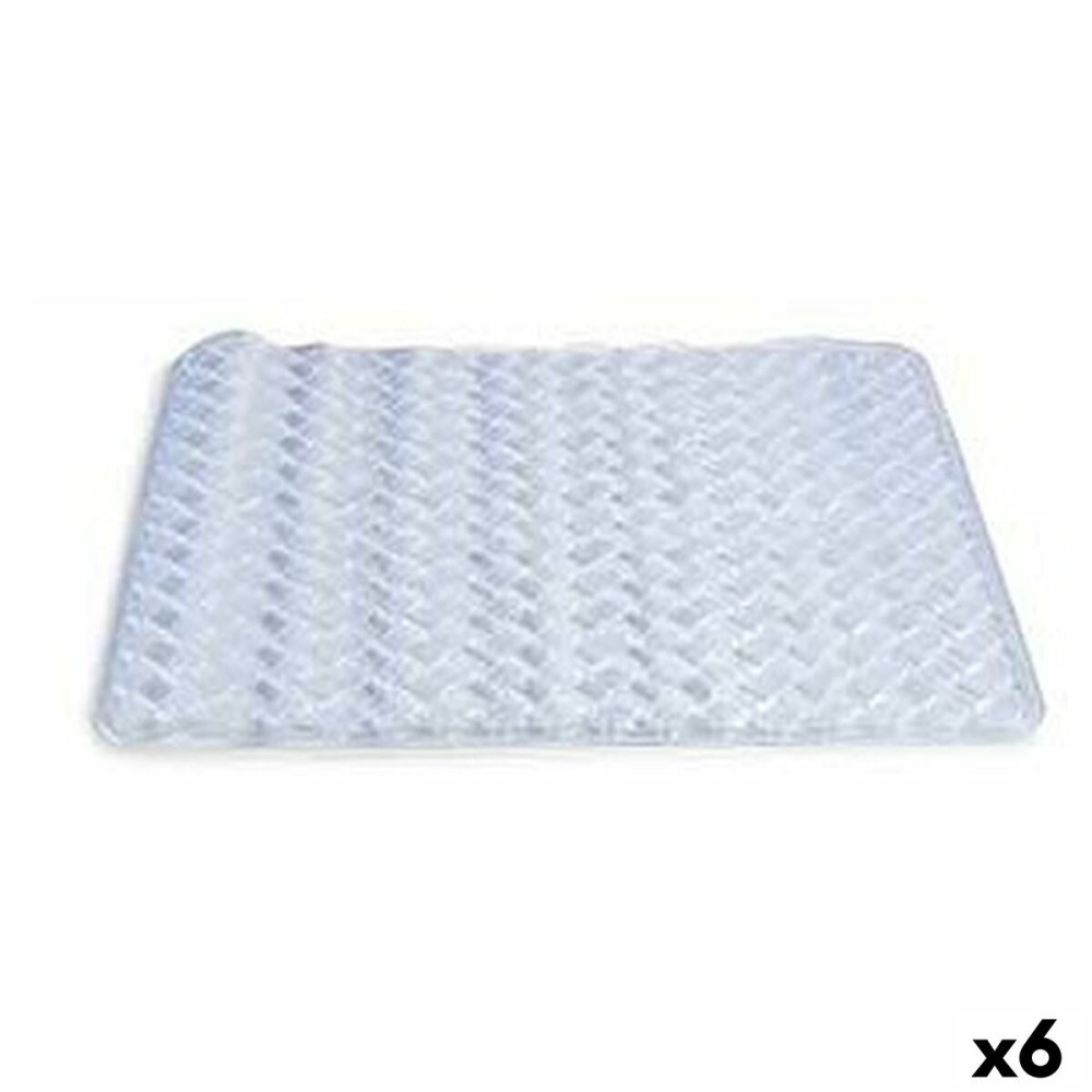 Bath rug Berilo AR1910104 Transparent PVC 0,03 x 50 x 50 cm (6 Units)