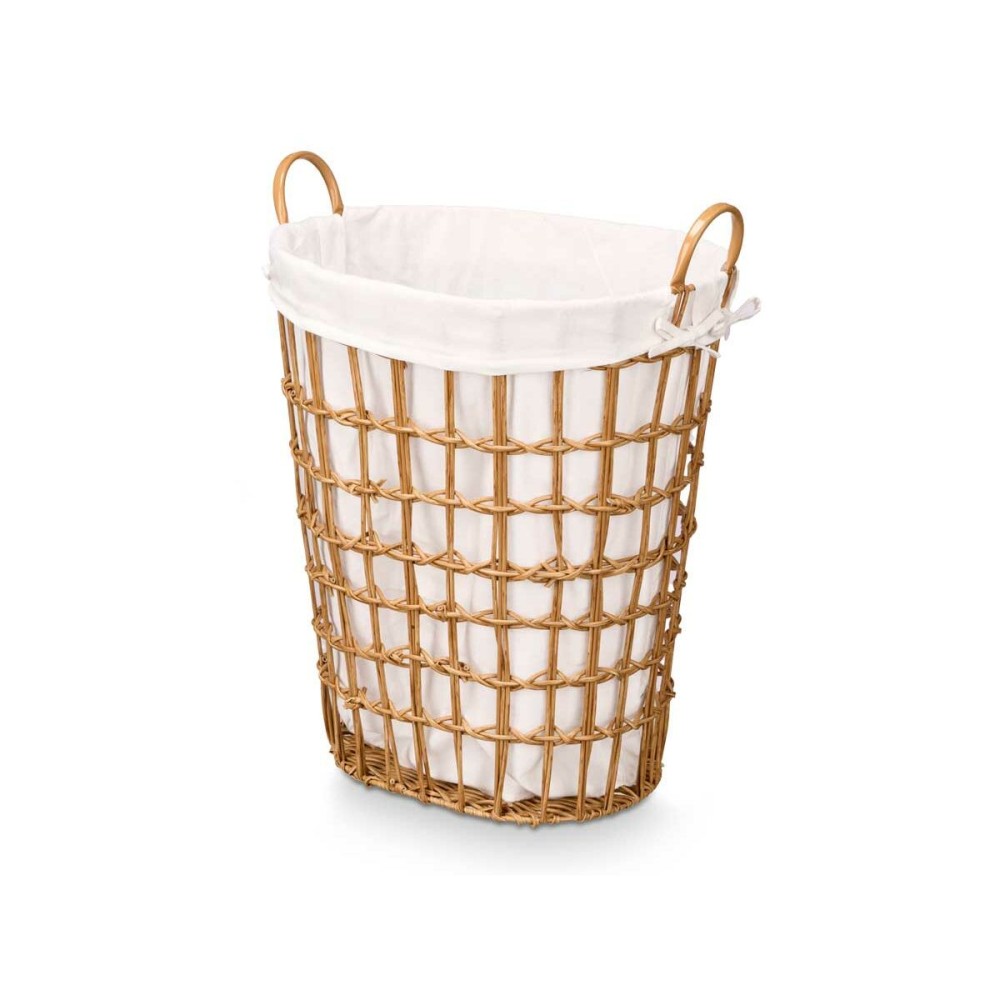 Basket Kipit HX30555 Natural Polyester Cloth polypropylene Iron Plastic 50 % cotton (6 Units)