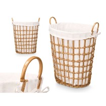 Basket Kipit HX30555 Natural Polyester Cloth polypropylene Iron Plastic 50 % cotton (6 Units)
