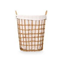 Basket Kipit HX30555 Natural Polyester Cloth polypropylene Iron Plastic 50 % cotton (6 Units)