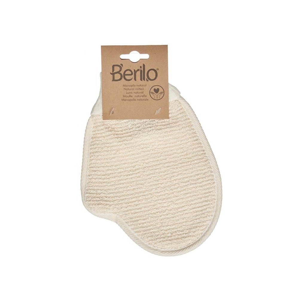 Peeling-Handschuh Berilo B7081-12 Weiß Beige (12 Stück)