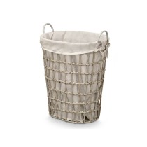 Basket Kipit HX30553 Grey Polyester Cloth polypropylene Iron Plastic 50 % cotton (6 Units)
