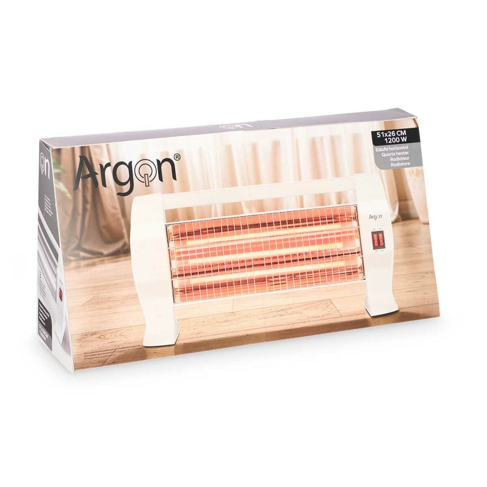 Elektro-Halogenheizer Argon W-HH1231 Weiß 1200 W (8 Stück)