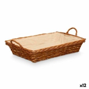 Panier Multi-usages Kipit HX30675 Polyester osier Tissu 50 % coton 63 x 16 x 41 cm