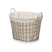 Basket Kipit HX30562 Grey Polyester Cloth polypropylene Iron Plastic 50 % cotton (6 Units)