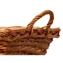 Multi-purpose basket Kipit HX30675 Polyester wicker Cloth 50 % cotton 63 x 16 x 41 cm