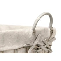 Basket Kipit HX30562 Grey Polyester Cloth polypropylene Iron Plastic 50 % cotton (6 Units)