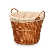 Basket Kipit HX31037 Natural Polyester wicker Cloth 50 % cotton (6 Units)