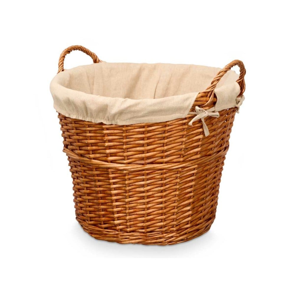 Basket Kipit HX31037 Natural Polyester wicker Cloth 50 % cotton (6 Units)
