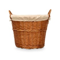 Basket Kipit HX31037 Natural Polyester wicker Cloth 50 % cotton (6 Units)