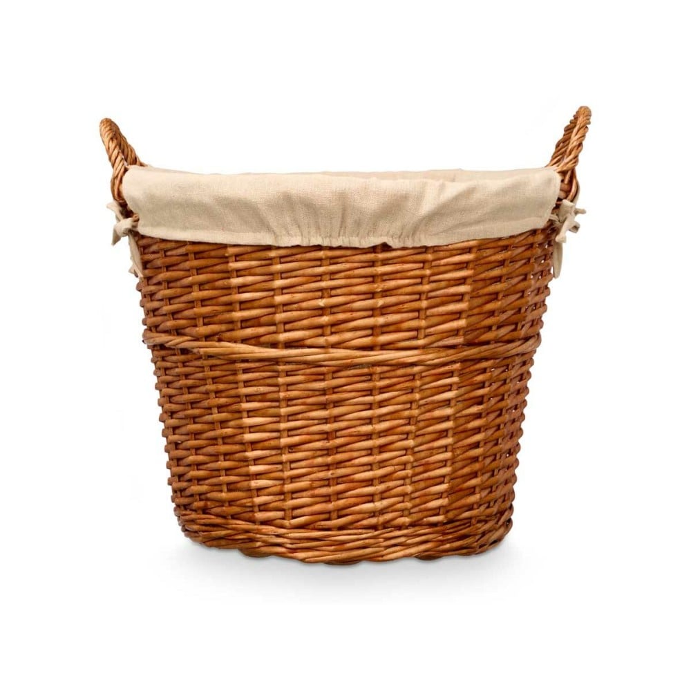 Basket Kipit HX31037 Natural Polyester wicker Cloth 50 % cotton (6 Units)