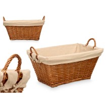 Basket Kipit HX31038 Natural Polyester wicker Cloth 50 % cotton (6 Units)