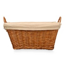 Basket Kipit HX31038 Natural Polyester wicker Cloth 50 % cotton (6 Units)