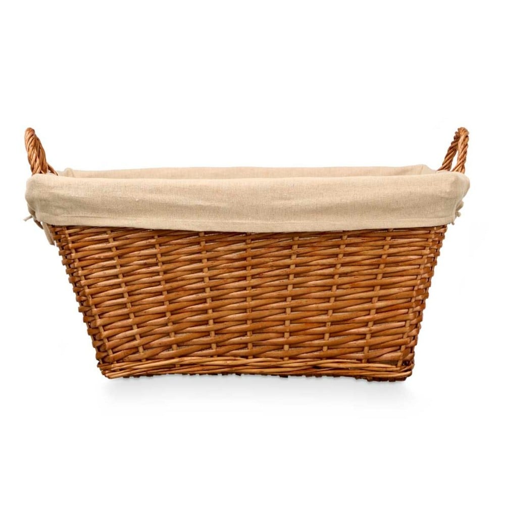 Basket Kipit HX31038 Natural Polyester wicker Cloth 50 % cotton (6 Units)