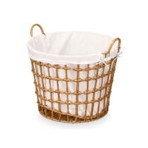 Basket Kipit HX30561 Natural Polyester Cloth polypropylene Iron Plastic 50 % cotton (6 Units)