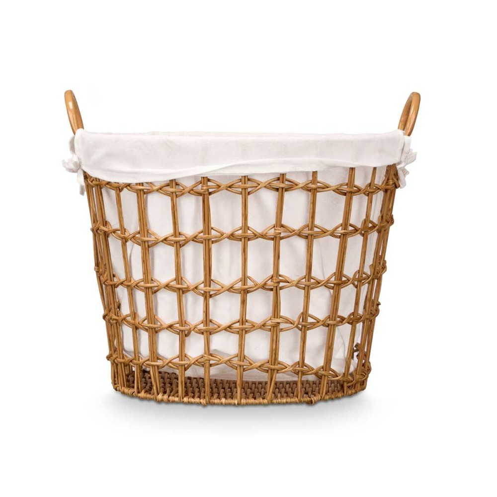 Basket Kipit HX30561 Natural Polyester Cloth polypropylene Iron Plastic 50 % cotton (6 Units)