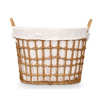 Korb Kipit HX30564 natürlich Polyester Stoff Polypropylen Eisen Kunststoff 50 % Baumwolle (6 Stück)