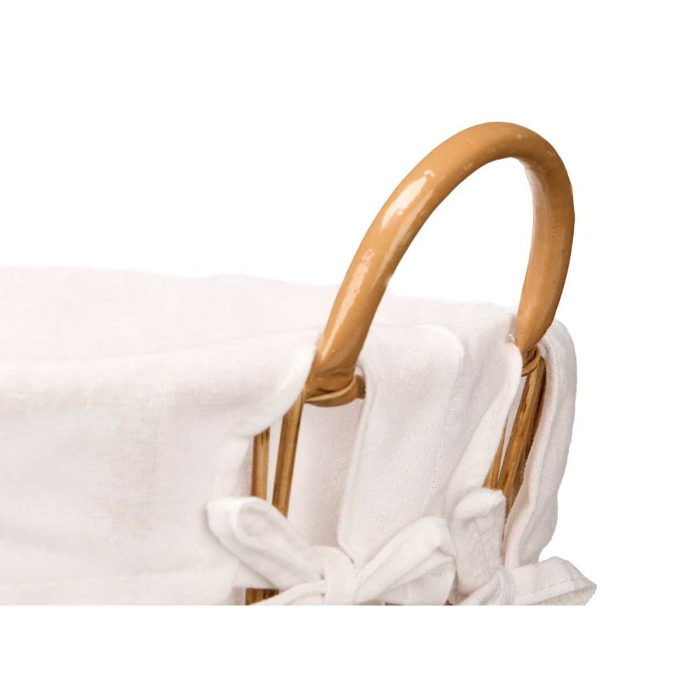 Korb Kipit HX30564 natürlich Polyester Stoff Polypropylen Eisen Kunststoff 50 % Baumwolle (6 Stück)
