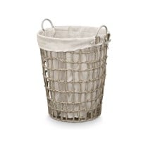 Basket Kipit HX30550 Grey Polyester Cloth polypropylene Iron Plastic 50 % cotton (6 Units)