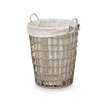 Panier Kipit HX30550 Gris Polyester Tissu polypropylène Fer Plastique 50 % coton (6 Unités)